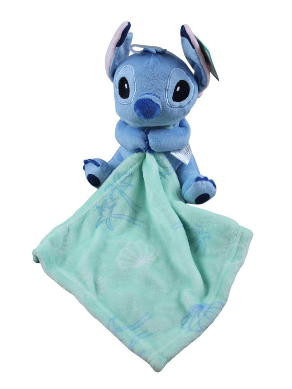 Disney Baby Lilo & Stitch Plush Security Blanket Lovey Infant Soft Toy Green NWT